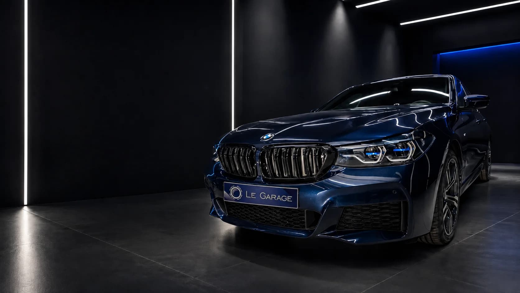 BMW 6 — линзованная оптика, горящие фары